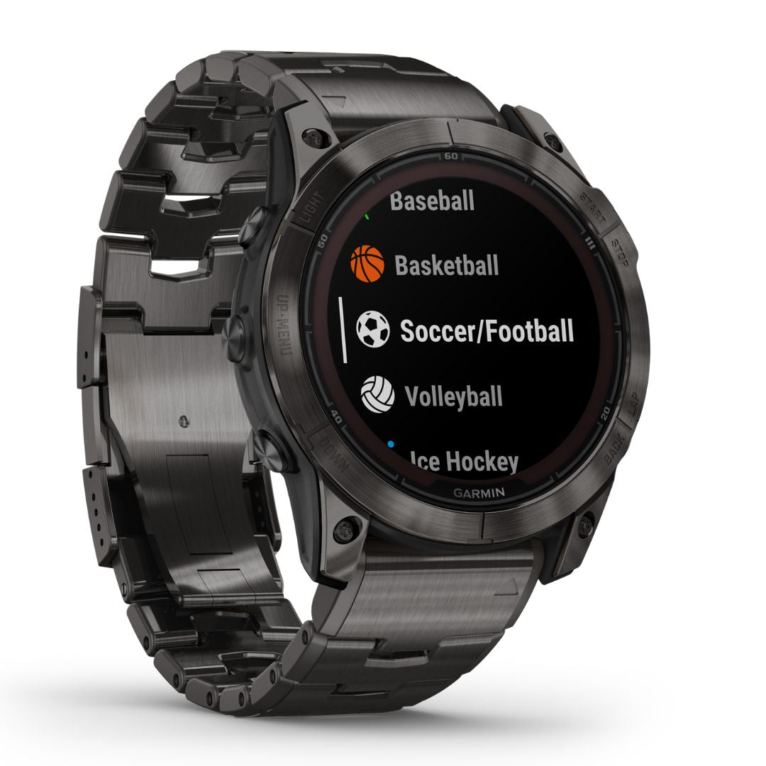 Garmin Fenix 7X Pro Sapphire Solar, Carbon Grey DLC Titanium, Multis