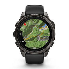 人気定番 47mm ​​8, Fenix Garmin Amoled Titanium Grey Carbon Sapphire, 腕時計(デジタル)