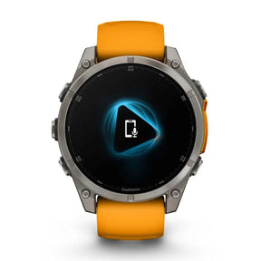 Garmin Fenix 8, 47 mm Amoled Sapphire, titaani ja oranssi, älykello 010-02904-11