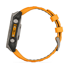 Garmin Fenix 8, 47 mm Amoled Sapphire, titaani ja oranssi, älykello 010-02904-11