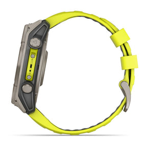 Garmin Fenix 8, 51mm Sapphire Solar, titaani ja vihreä, älykello 010-02907-21