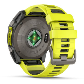 Garmin Fenix 8, 51mm Sapphire Solar, titaani ja vihreä, älykello 010-02907-21