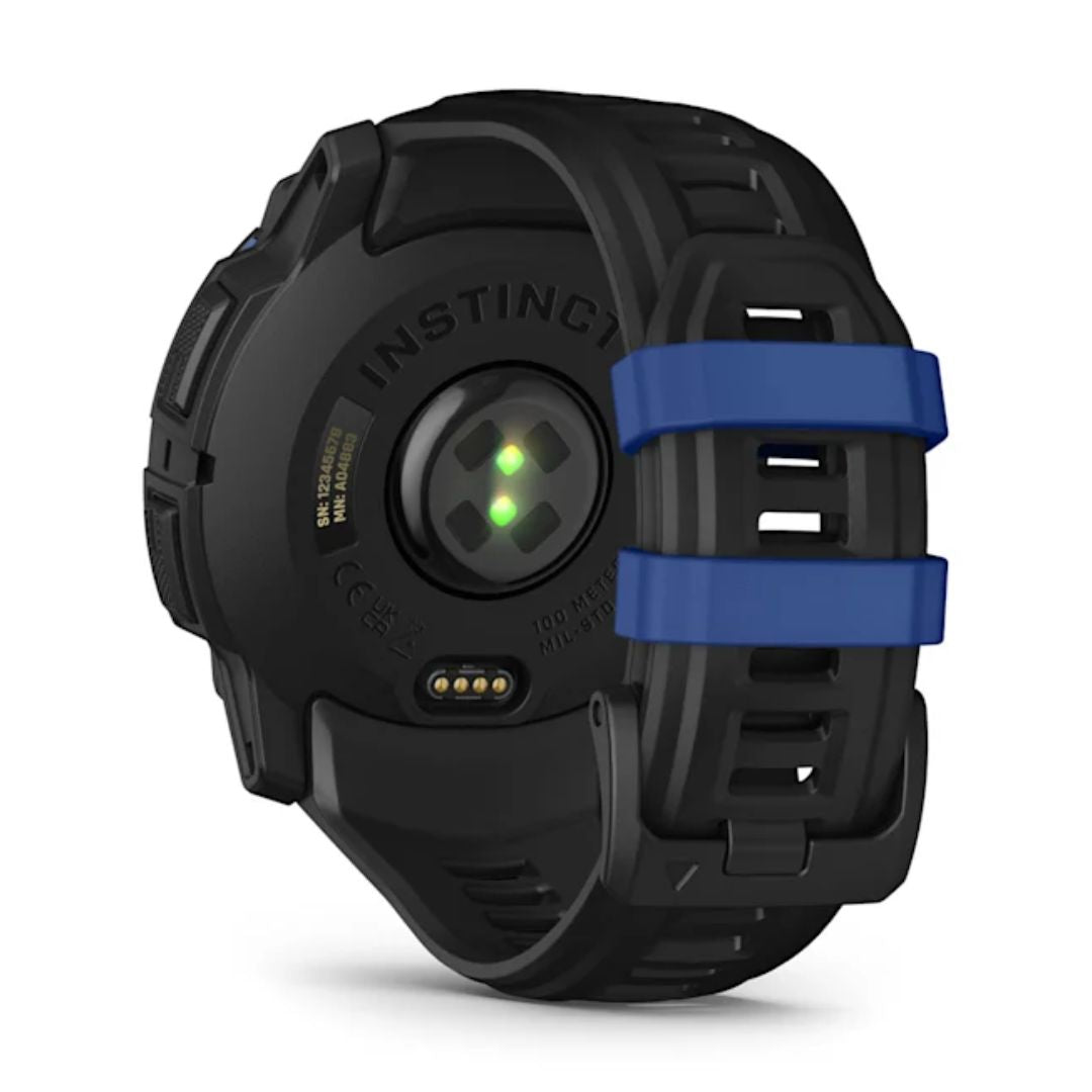 Garmin Instinct 3 AMOLED, 50mm, musta ja sähkönsininen, GPS-älykello 010-03020-03