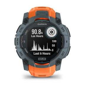 Garmin Instinct 3 Solar, 50mm, siniharmaa ja oranssi, GPS-älykello 010-02935-01