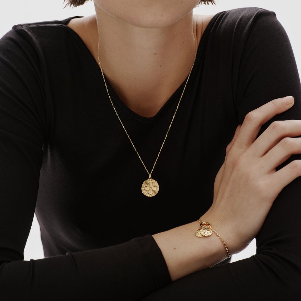 Kalevala Amuletti Neliapila hela, pronssi