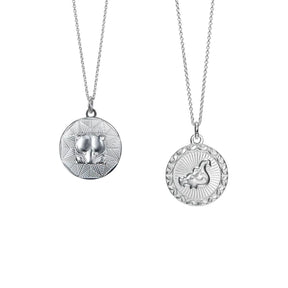 Kalevala Amuletti Taikalintu ja Pohjankarhu lahjasetti, hopea, Kalevala Modern