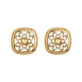 Kalevala Filigree Earrings, Yellow Gold, Kalevala Originals