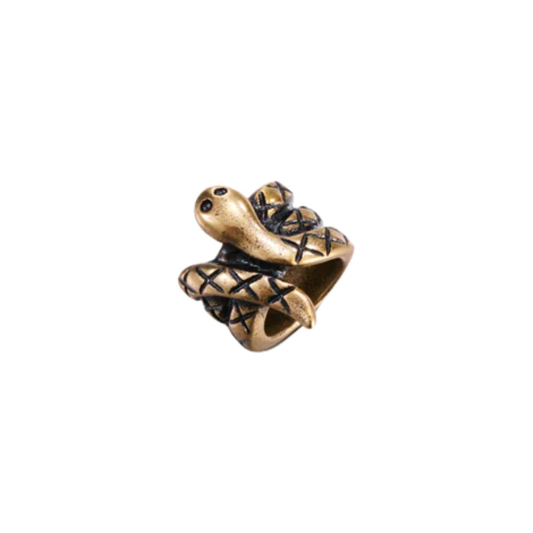 Kalevala Snake Charm, Bronze, Kalevala Originals