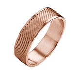 Kohinoor Rytmi Vino Engagement Ring, 6 mm, Rose Gold 003-634P