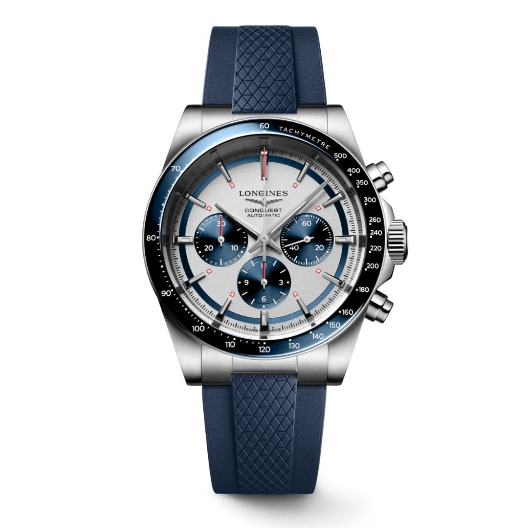 Longines Conquest Chronograph, 42mm, rannekello L38354989