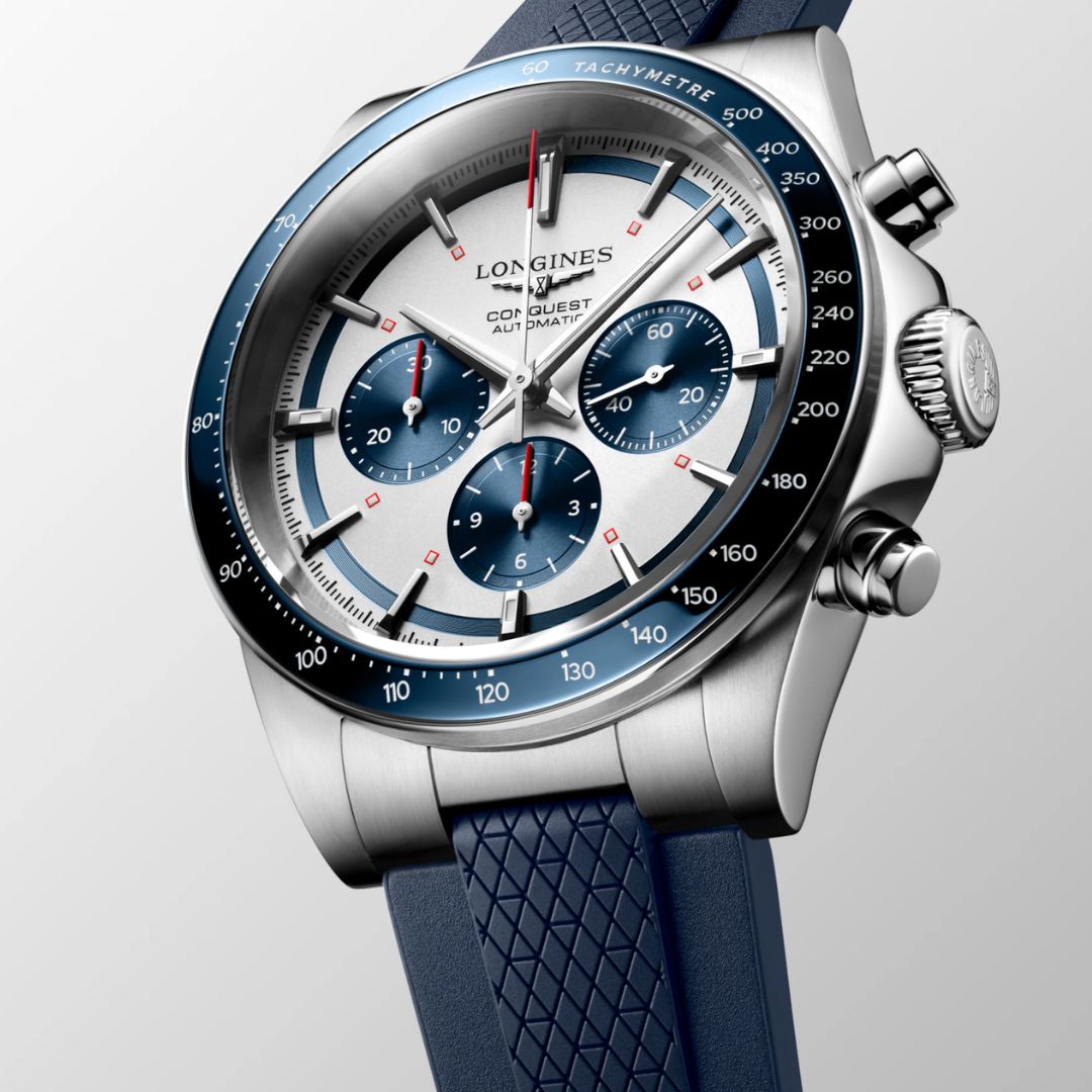 Longines Conquest Chronograph, 42mm, rannekello L38354989