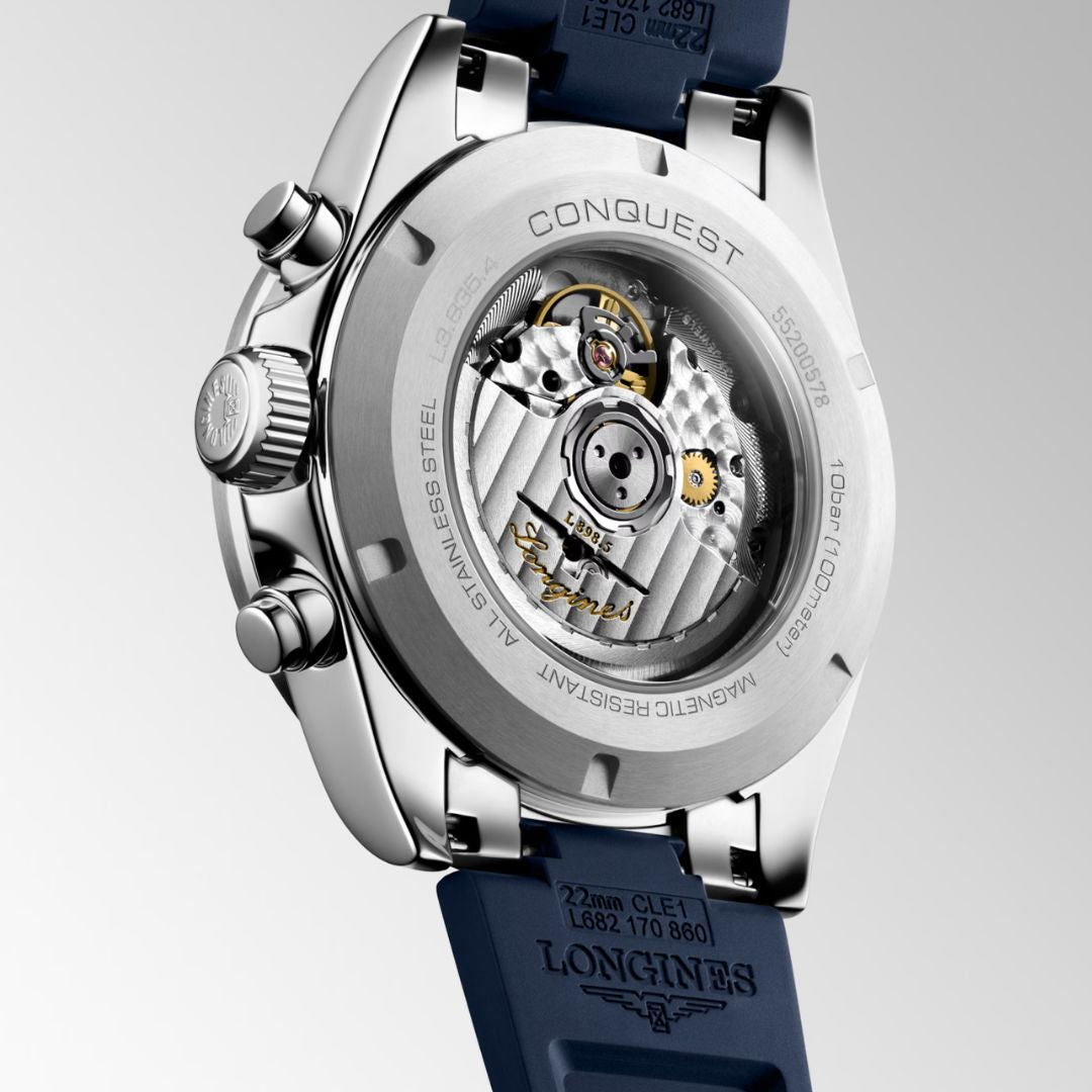 Longines Conquest Chronograph, 42mm, rannekello L38354989