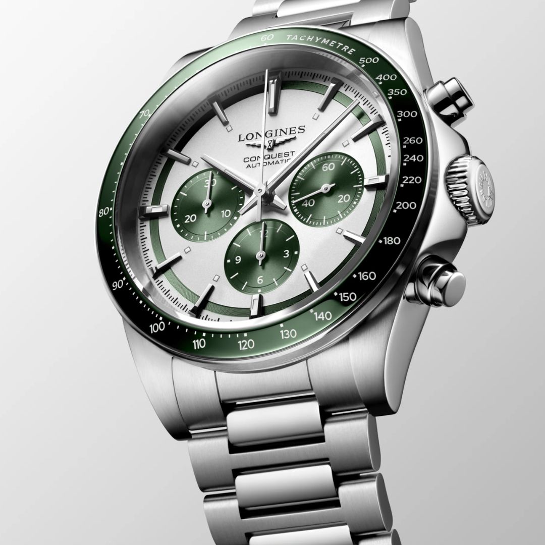Longines Conquest Chronograph rannekello L38354026
