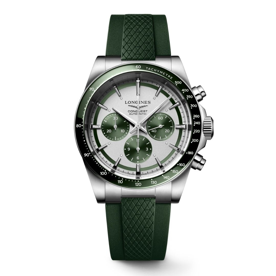 Longines Conquest Chronograph rannekello L38354029