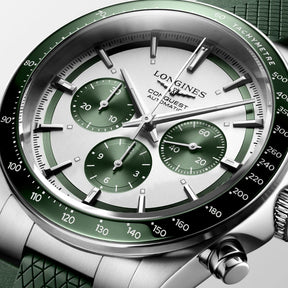 Longines Conquest Chronograph rannekello L38354029