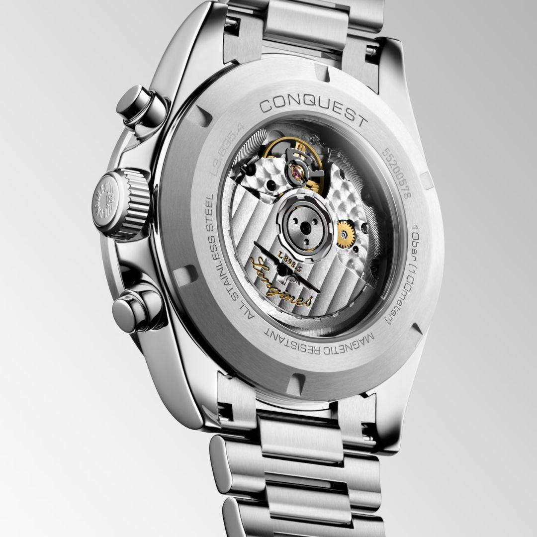 Longines Conquest Chronograph rannekello L38354986