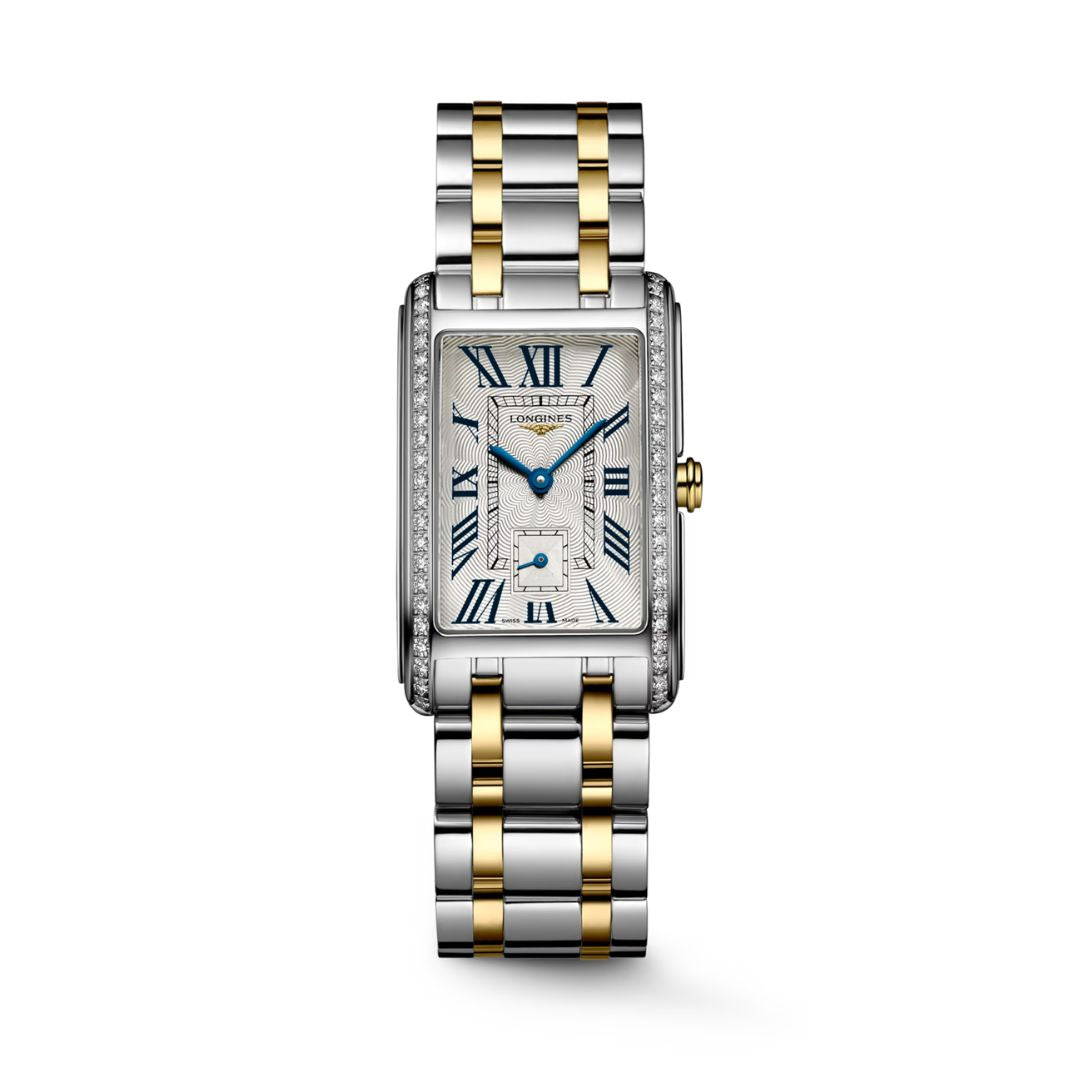 Longines DolceVita, keltakulta ja timantit, 23,3mm, rannekello L55125787