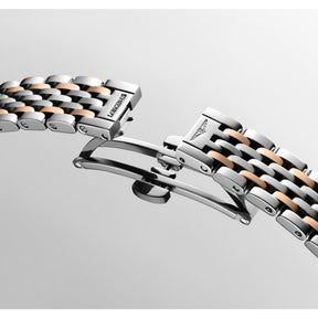 Longines Elegant Collection rannekello L43095817, ruusukulta ja timantit