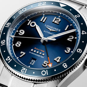 Longines Spirit Zulu Time rannekello, 39 mm, L38024936