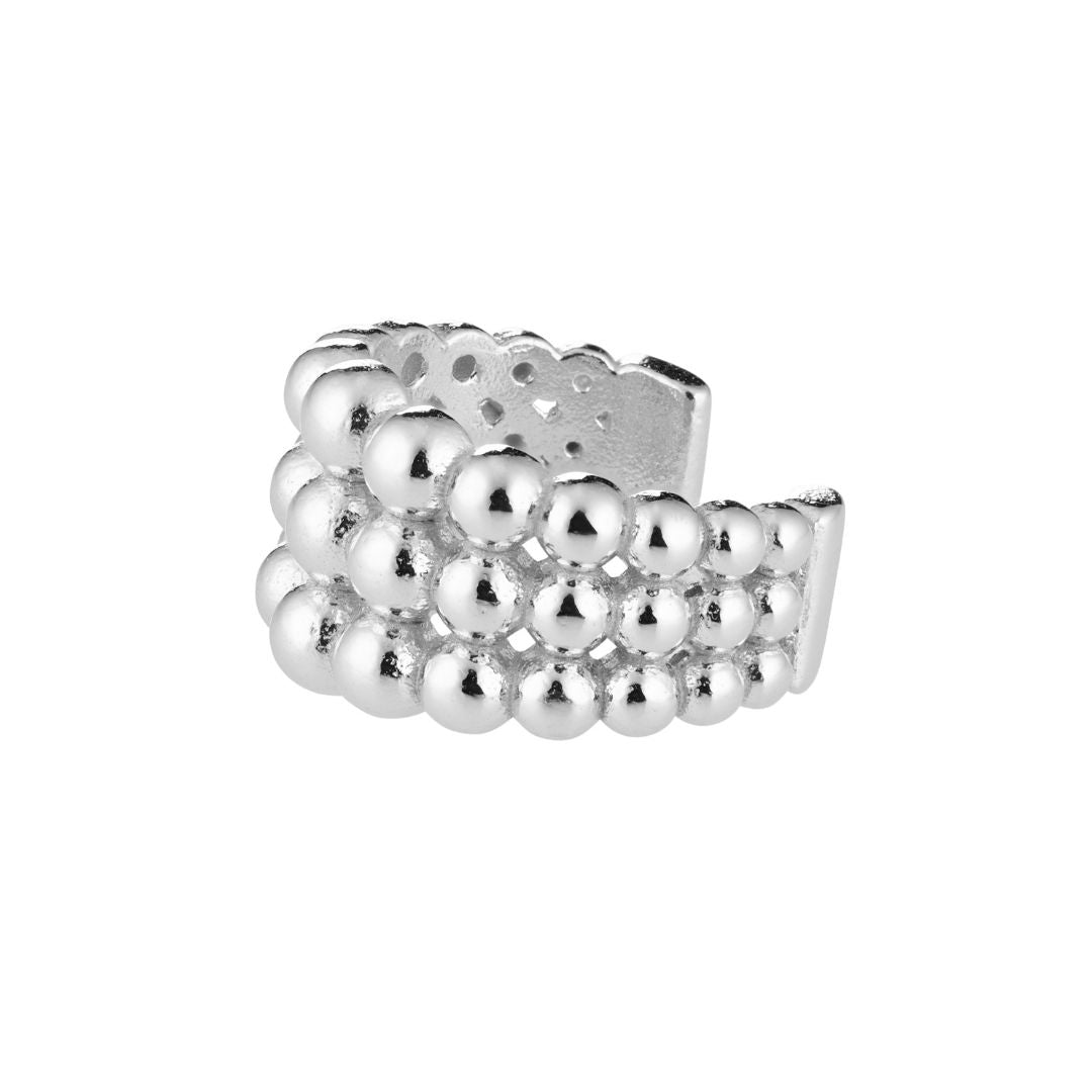 Lumoava Aika ear cuff korvakorut, hopeaa