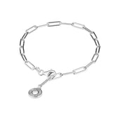 Lumoava Charm rannekoru, hopeaa