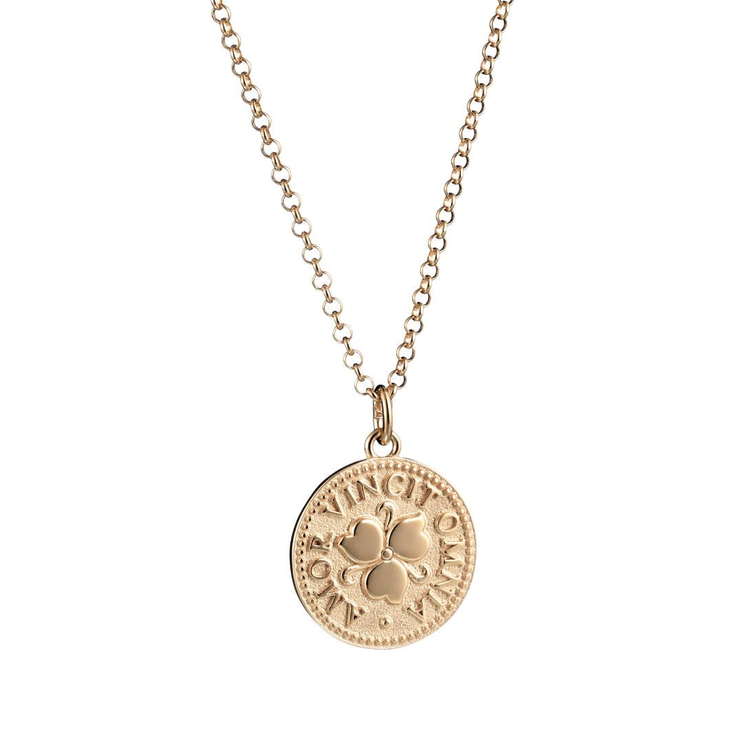 Lumoava Penny riipus, keltakullattua hopeaa