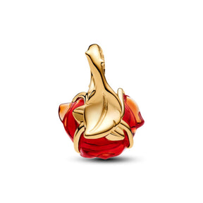 Pandora Disney Beauty and the Beast Enchanted Rose hela, keltakullattu, 764018C01