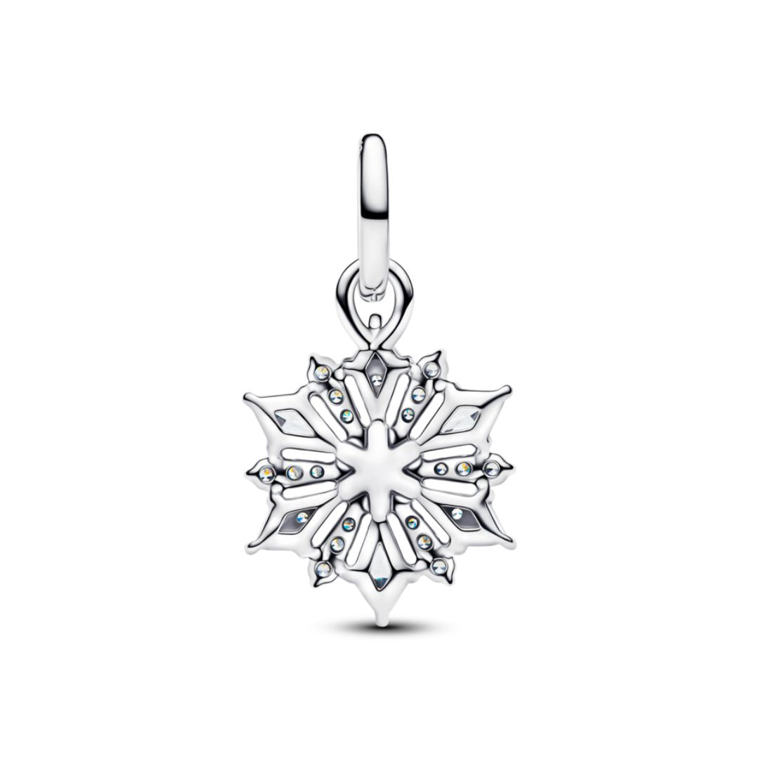 Pandora Disney Frozen Queen Elsa Snowflake Charm, Silver, 794209C01