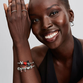 Pandora Disney Mickey Mouse Red Trousers, hopea, 798905C01