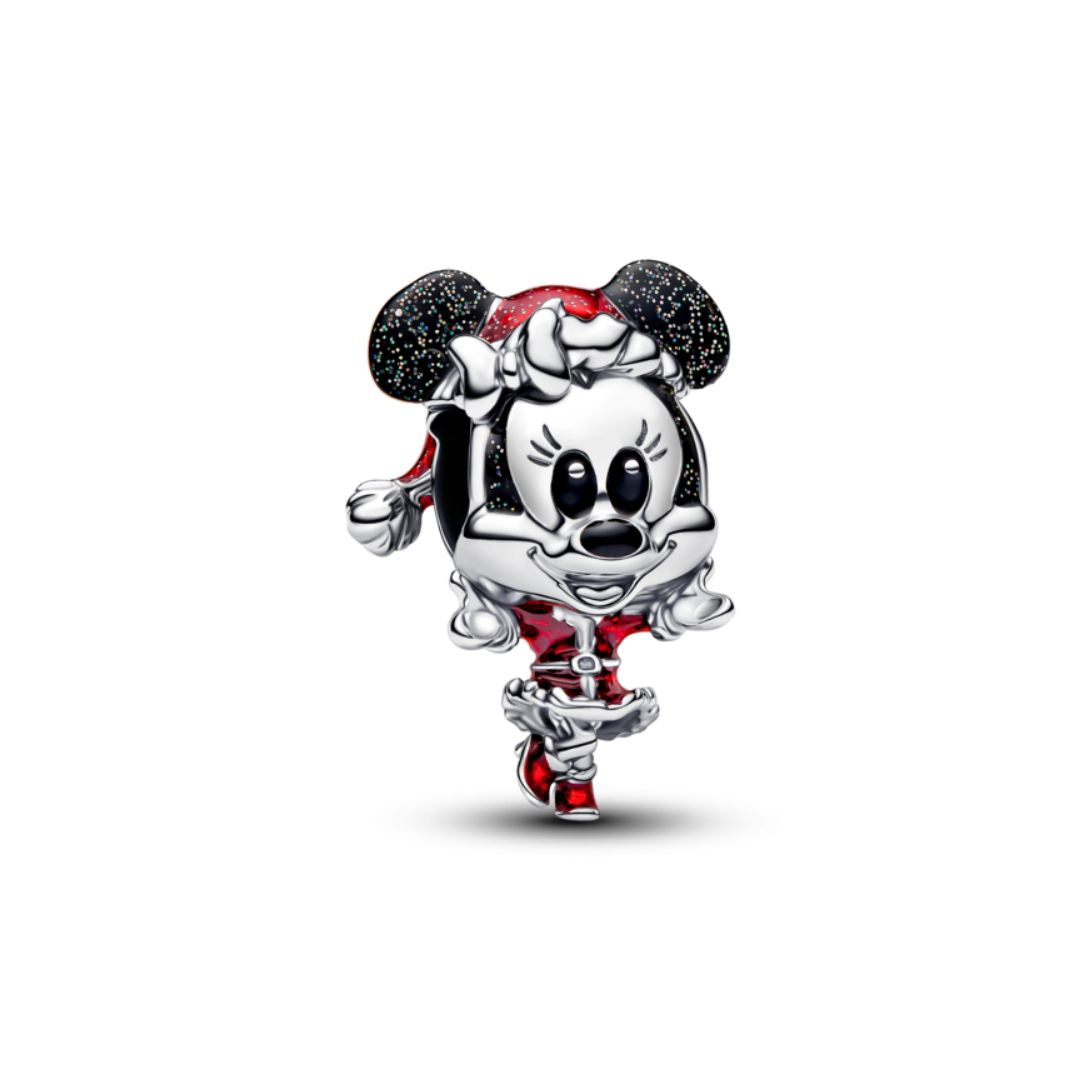 Pandora Disney Minnie Mouse Holiday Charm, Silver, 794218C01