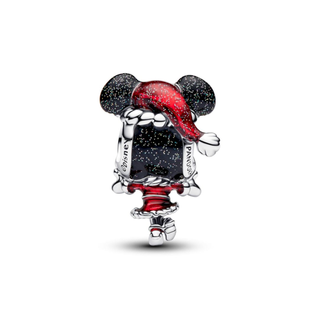 Pandora Disney Minnie Mouse Holiday Charm, Silver, 794218C01