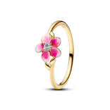 Pandora Disney Moana Flower sormus, keltakullattu, 163844C01