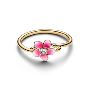 Pandora Disney Moana Flower sormus, keltakullattu, 163844C01