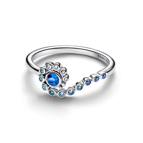 Pandora Disney Moana Ocean Wave sormus, hopeaa, 194641C01
