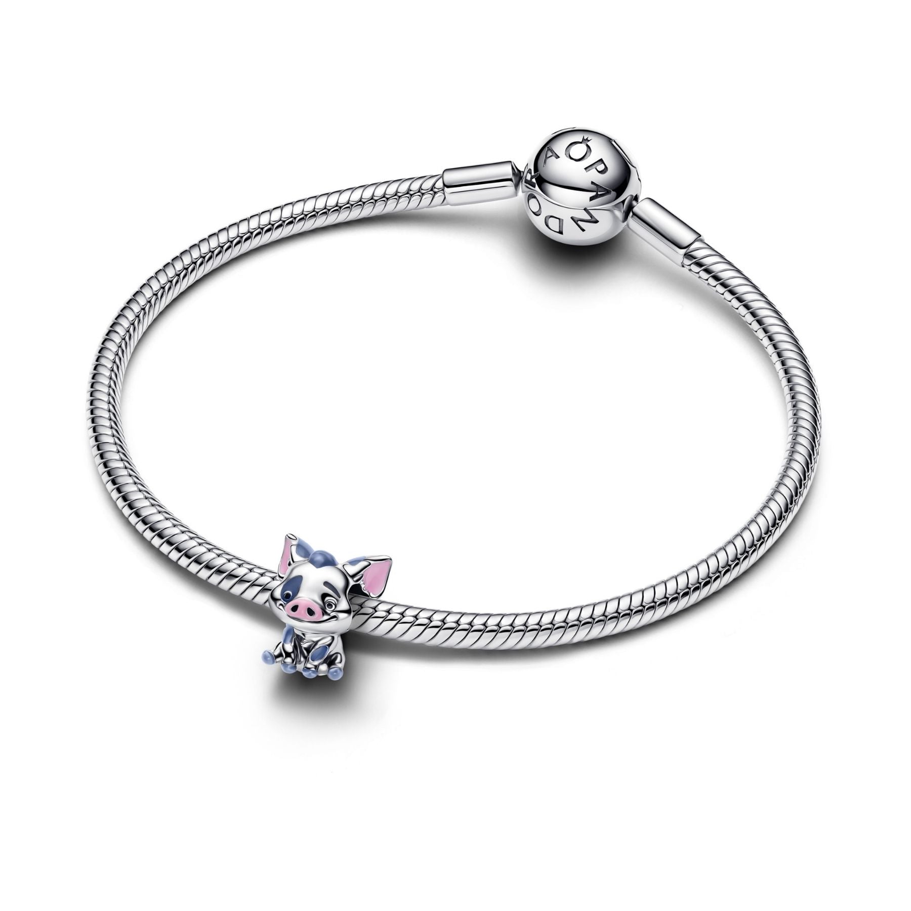 Pandora Disney Moana Pua the Pig Charm, Silver, 793843C01