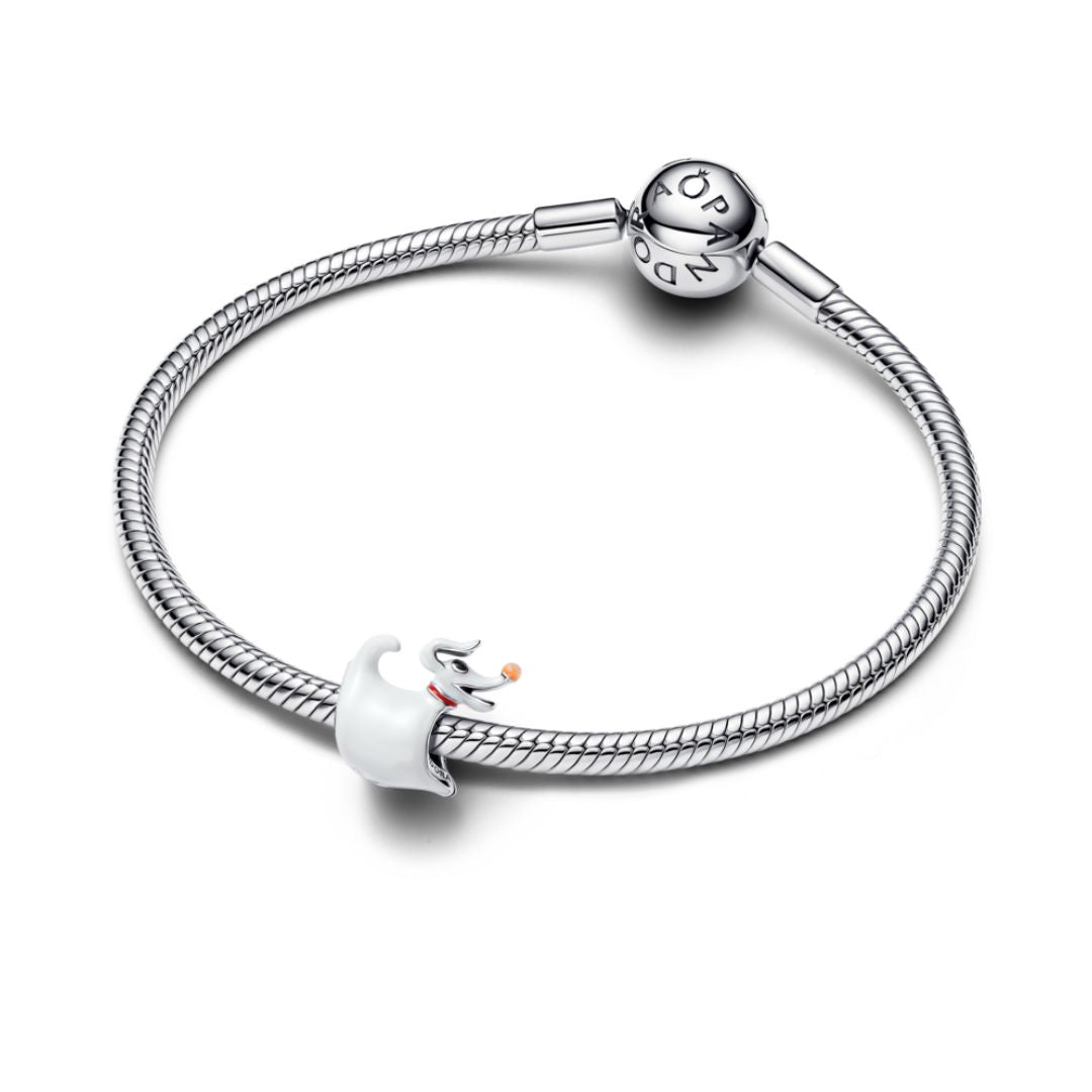 Pandora Disney Nightmare Before Christmas Zero Charm, Silver, 794026C0