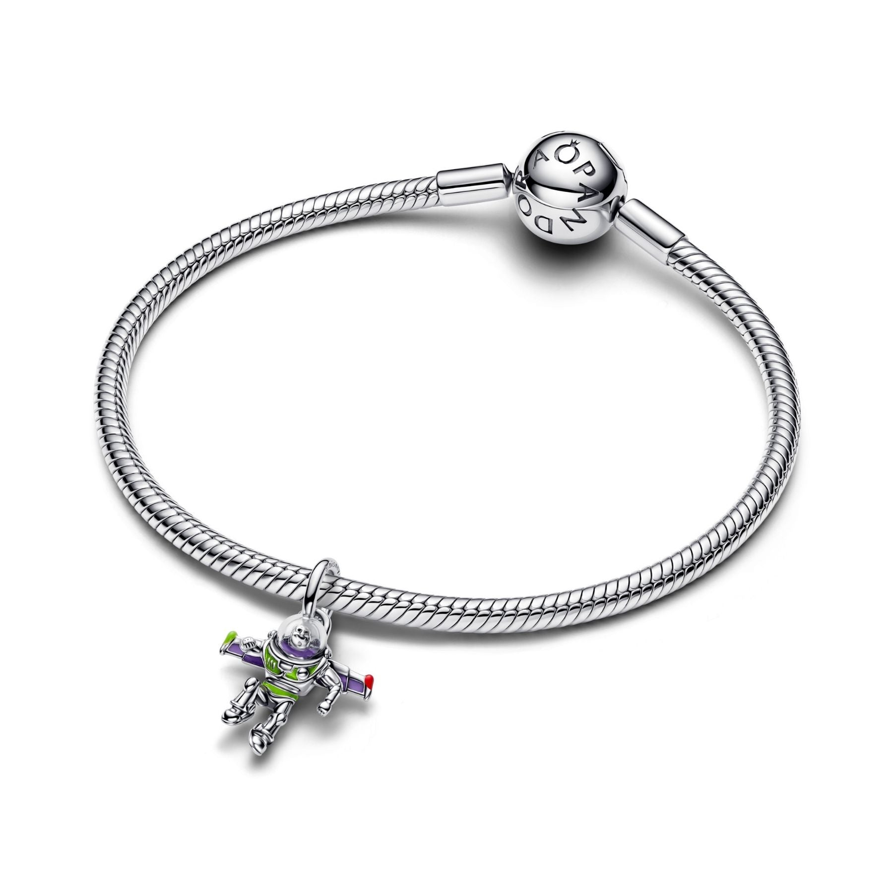 Pandora Disney Pixar Buzz Lightyear Charm, Silver, 794604C01