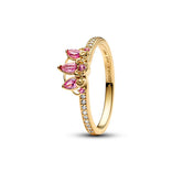 Pandora Disney Princess Rapunzel Tiara sormus, keltakullattu, 163651C01