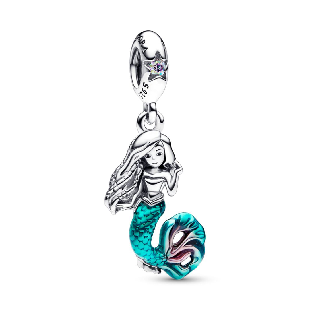 Pandora Disney The Little Mermaid Ariel Dangle hela, hopea, 792695C01