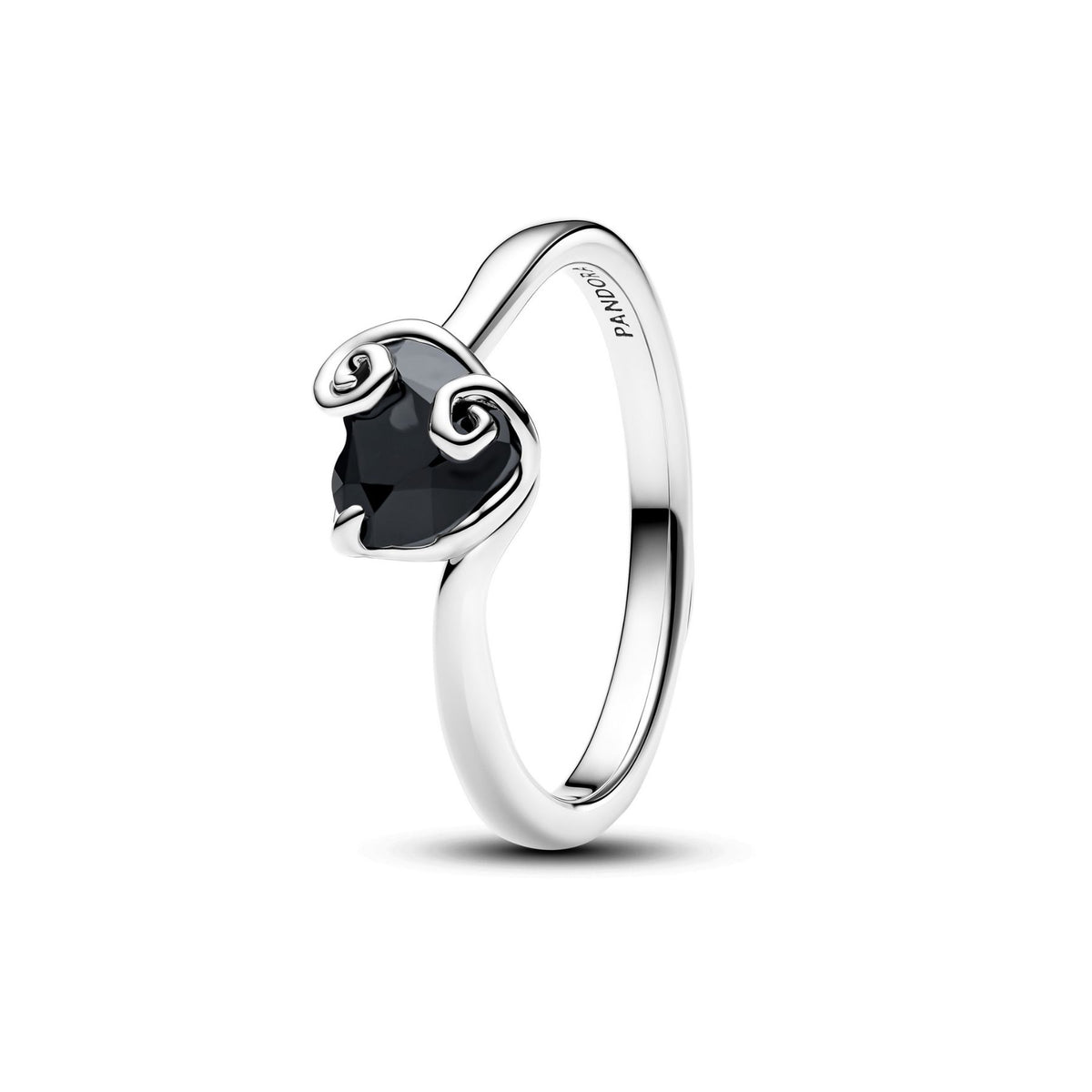 Pandora Disney The Nightmare Before Christmas Jack Black Heart Ring, S