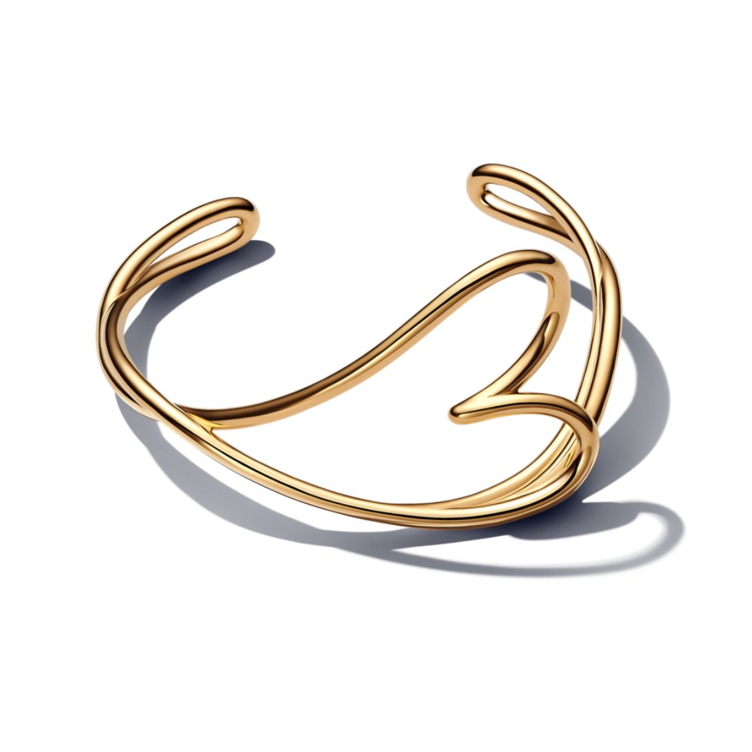 Pandora Essence Organically Shaped Heart Bracelet, Yellow