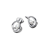 Pandora Essence Organically Shaped Oval & Treated Freshwater Cultured Pearl korvakorut, hopeaa, 293295C01