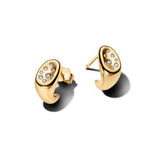 Pandora Essence Organically Shaped Stone-Set korvakorut, kullattu, 264661C01