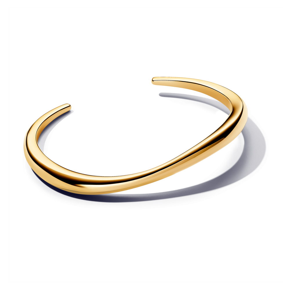 Pandora Essence Organically Shaped rannekoru, keltakullattu, 563310C00