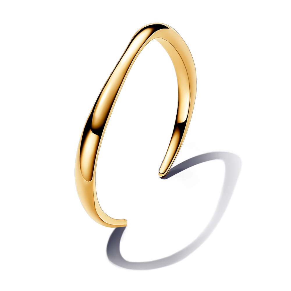Pandora Essence Organically Shaped rannekoru, keltakullattu, 563310C00
