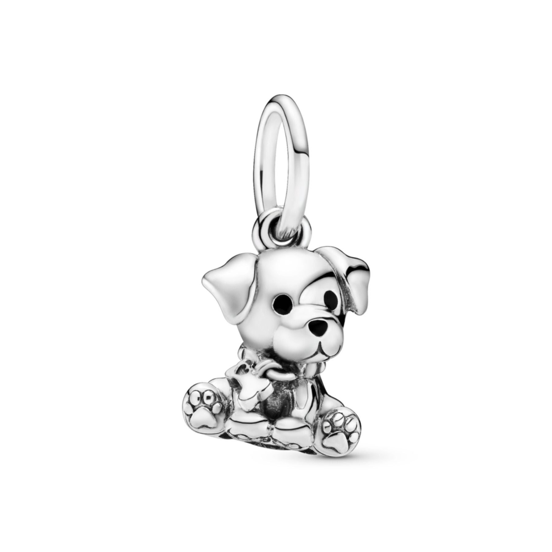 Pandora Moments Labrador Puppy Dog Charm, Silver, 798009EN16
