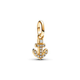 Pandora ME Anchor Mini Dangle hela, keltakullattu, 763369C01