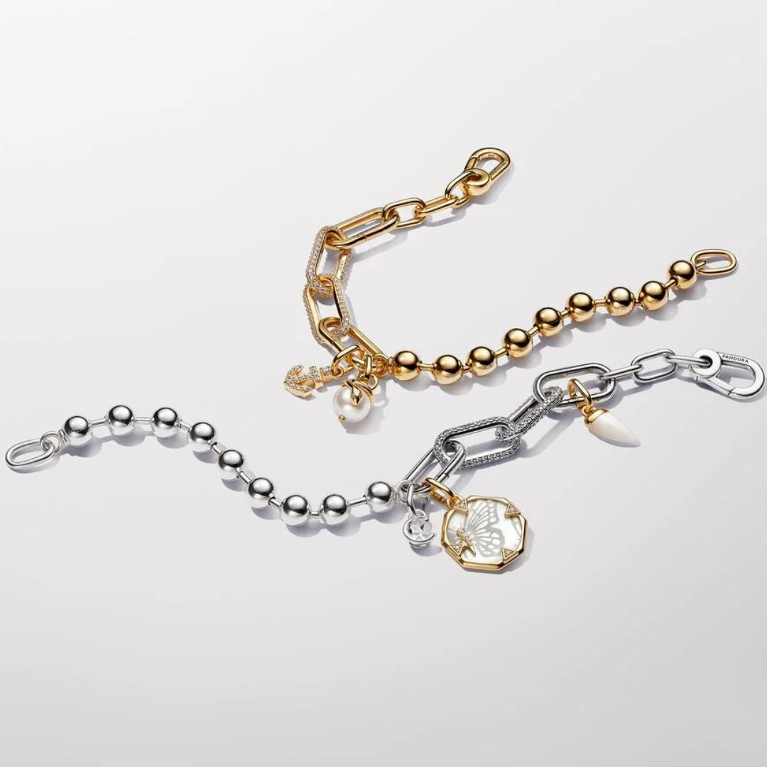 Pandora ME Anchor Mini Dangle hela, keltakullattu, 763369C01