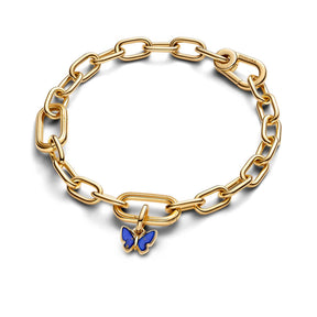 Pandora ME Blue Butterfly Mini hela, hopea, 763825C01