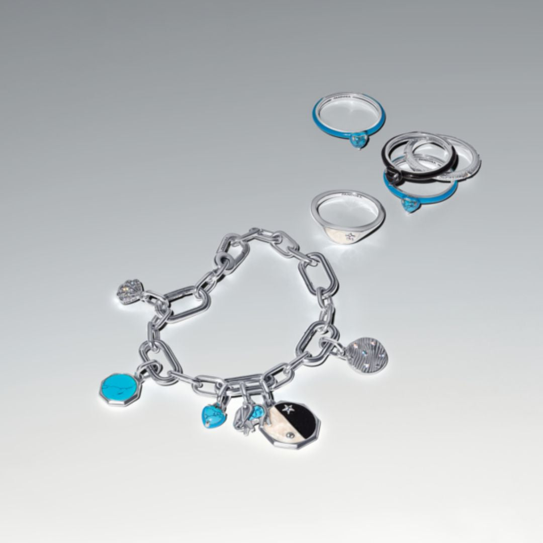Pandora ME Bold Link Chain rannekoru, hopea, 593854C00